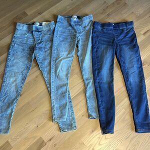 Three Pairs SO Jeggings Size 12